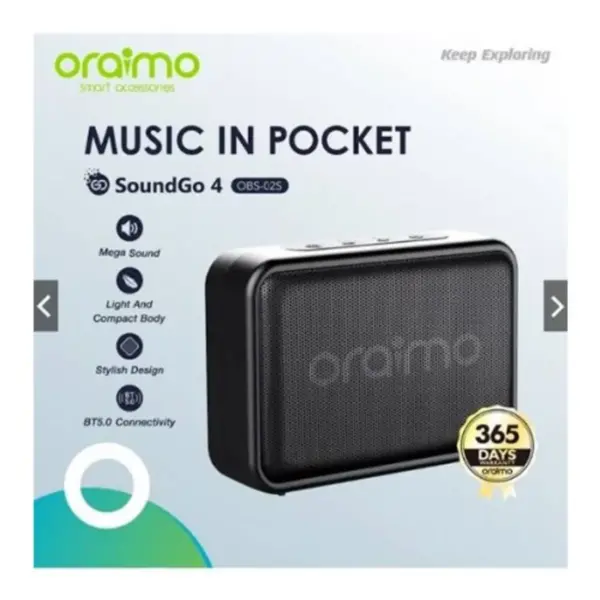 Oraimo OBS-02S SoundGo 4 BT Speaker