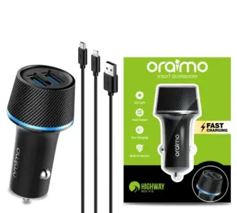 Oraimo OCC-21D Highway Car Charger + USB Cable
