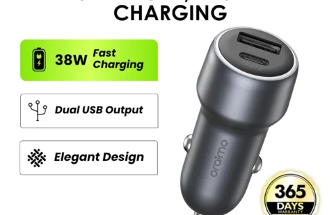 Oraimo OCC-72D Bullet 38 Car Charger