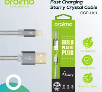 Oraimo OCD-L101 Gold plated Lighting Data Iphone Cable