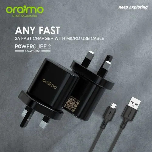 Oraimo OCW-U65S Udon 2 Charger - Spectrum Phones