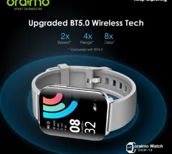 Oraimo OSW-16 Fitband Tempo Silver Smart Watch