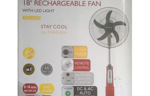 Century 18 Inches Rechargeable Fan (FRC-45-D)