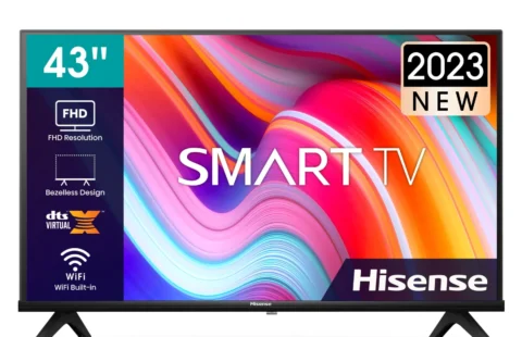 Hisense 43″ Full HD LED SMART TV With WiFi – 43A4K